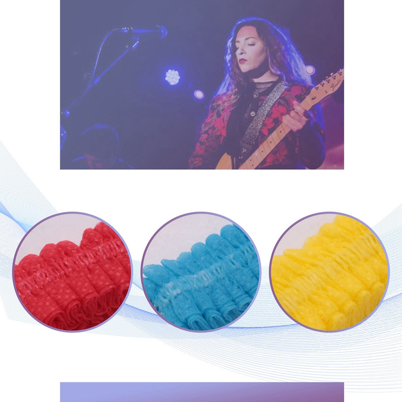 Poklopac za mikrofon za jednokratnu upotrebu od 200 komada, vjetrobran za ručni mikrofon za KTV studio za snimanje, karaoke (mješovite boje)
