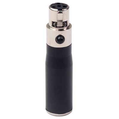 XLR Mini 3 Pin Male To 4 Pin Female Audio Adapter Plug Connector Hi-Fi Signal Converter Adapter For Microphone Speaker