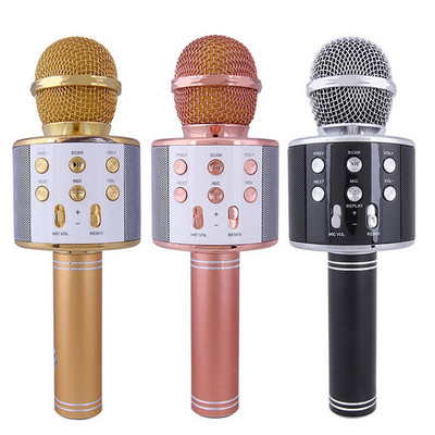 2021 Wireless Microphone Professional Condenser Karaoke Mic Stand Radio Mikrofon Studio Recording Studio Mic Machine
