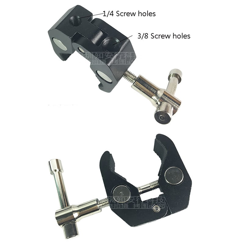 Rugalmas egylábú csuklós karú állvány rák körmös bilincs fogó fogó kapocstartó Gopro Hero 9 8 7 6 5 4 YI 4K SJCAM kamerához