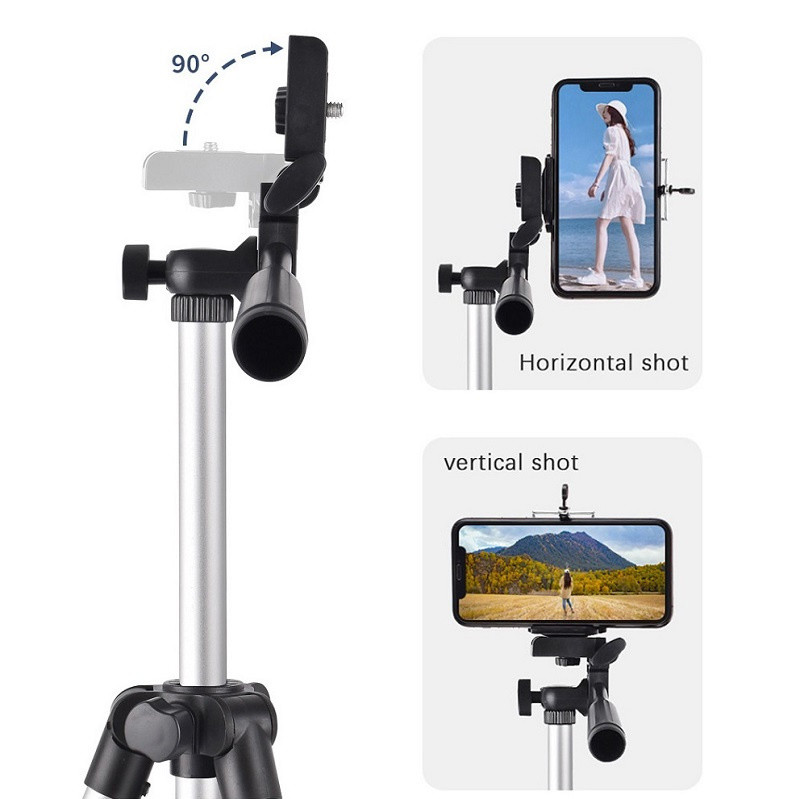 3 krypčių nešiojamas trikojo laikiklis lengvas fotoaparato trikojis Profesionalus aliuminio trikojo stovas, skirtas Canon Sony Panasonic Nikon fotoaparatui