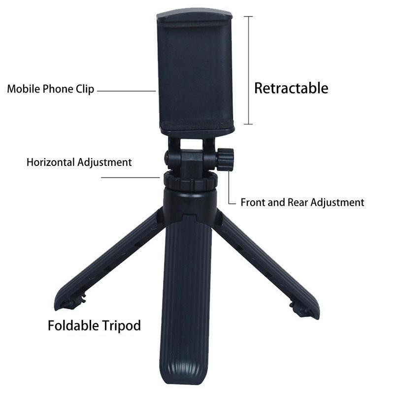 Prijenosni stativ Držač za stolni telefon za Vlogging Streaming uživo Komplet za stativ za sadržaj Digitalni kreatori Utjecajni podcast