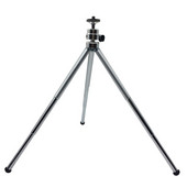 3 sekcijų trikojis, ištraukiamas metalinis trikojis 15,5-30cm su telefono laikikliu, skirtas Gopro fotoaparatams Xiaomi Iphone Samsung Huawei telefonams