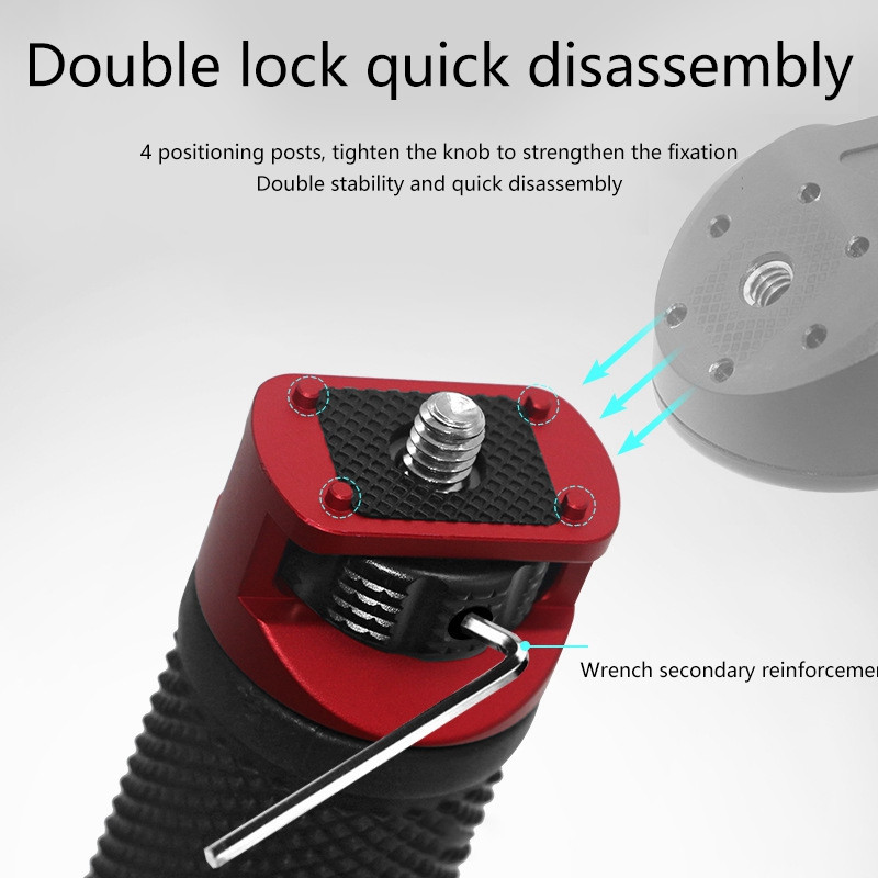 Noul stabilizator de cardan portabil Mâner cu eliberare rapidă potrivit pentru mâner WEEBILL LAB/S 1/4 inch 3/8 inch orificiu de montare pantof rece