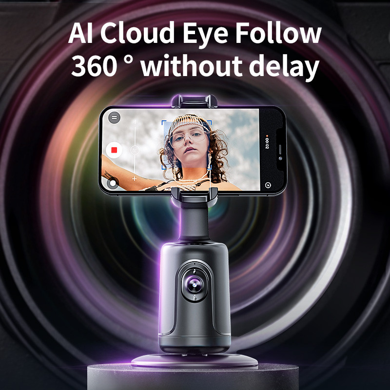 2023. Novo praćenje rotacije od 360° Gimbal stabilizator Monopod Desktop Mini Smart Automatic Tracking za Tiktok live ručni PTZ