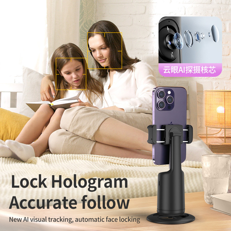 2023. Novo praćenje rotacije od 360° Gimbal stabilizator Monopod Desktop Mini Smart Automatic Tracking za Tiktok live ručni PTZ