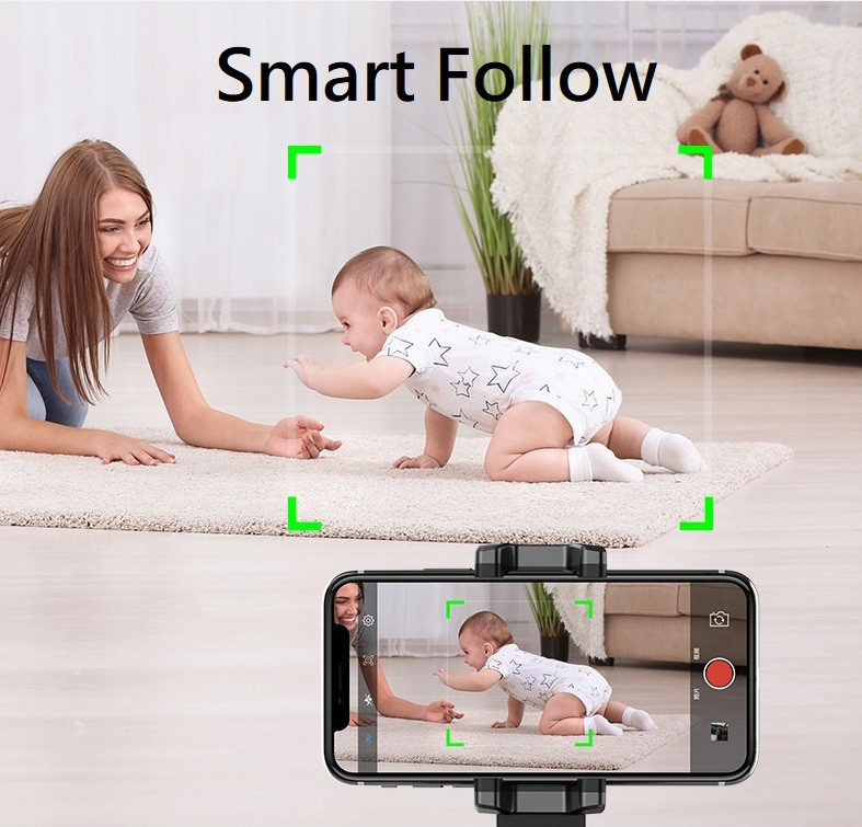 Smart Shooting Gimbal Selfie 360 Rotation All-round Auto Face Object Tracking za GoPro pametni telefon Kamera Vlog Live Selfie Stick