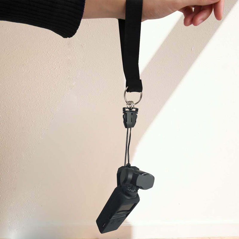 „Puluz“ delniniai stulpeliai, skirti „Osmo Pocket 2“ fotoaparato silikoniniam dėklui, 2 vnt. su dirželiu