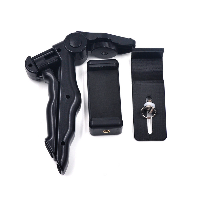 Sulankstomas telefono laikiklio laikiklis trikojo laikiklio stovo adapterio spaustuko rinkinys, skirtas DJI Osmo kišeniniam rankiniam Combinatio Gimbal priedų rinkiniui