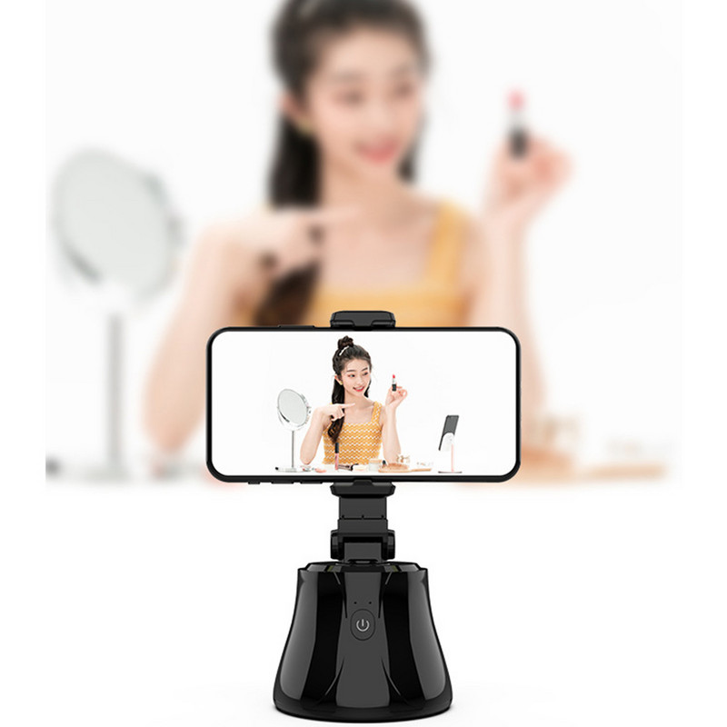Automatikus arckövető Smart Follow Gimbal telefontartó stabilizátor 360 fokos korlátlan vízszintes forgatás