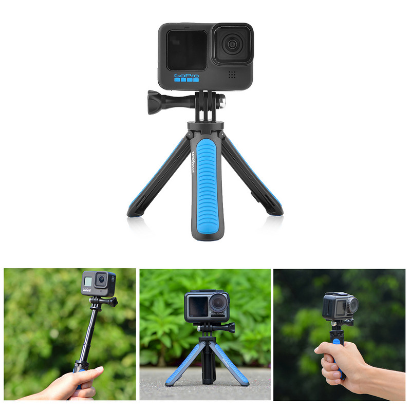 Produživ selfie štap za GoPro prijenosnu Vlog ručku Grip Stativ za Hero 10 9 8 7 6 5 Black Max DJI Osmo akcijsku kameru
