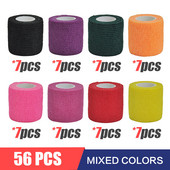 8- Χρώματα 2,5/5//7,5/10/15cm*4,8m Γάζα Ιατρικός Επίδεσμος Αυτοκόλλητος Αναπνεύσιμος Ελαστικός Επίδεσμος Sports Fixing Finger Bond Leg