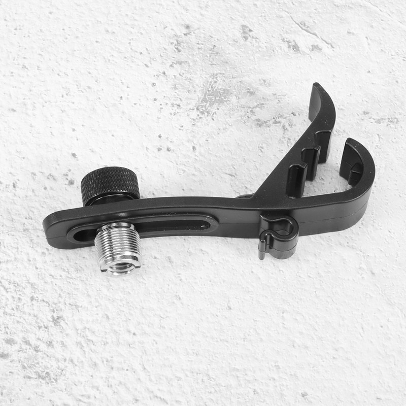 3 τμχ Κλιπ τυμπάνου με ρυθμιζόμενο κλιπ με αντικραδασμική βάση Σφιγκτήρας βάσης για τύμπανο βάση μικροφώνου