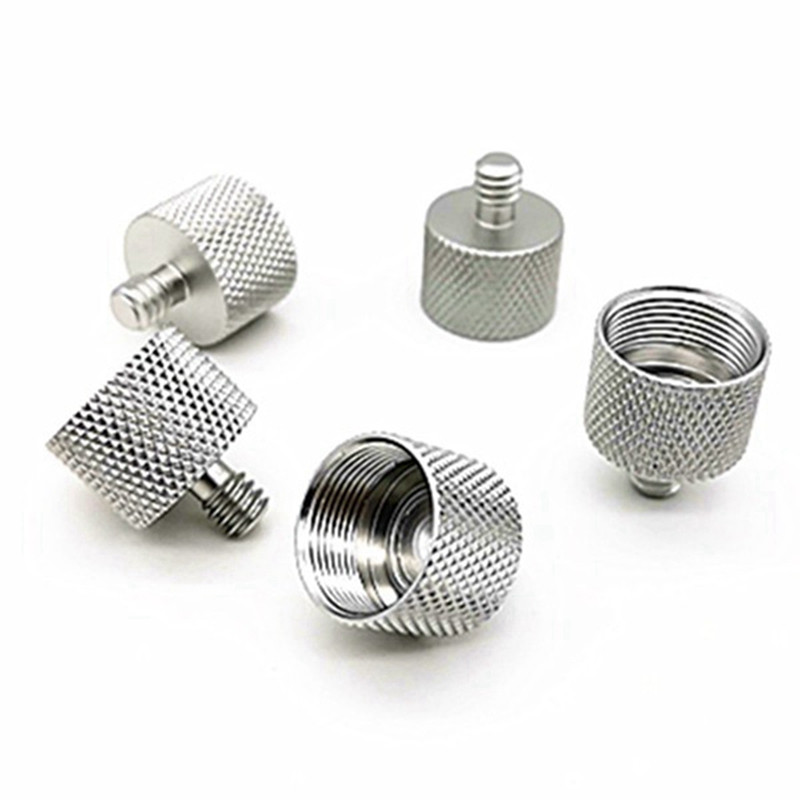 12KOM Ženski navojni adapteri za matice i vijke, adapteri matica za držač kopče za mikrofon, adapteri za stalak za mikrofon, zlatni i srebrni