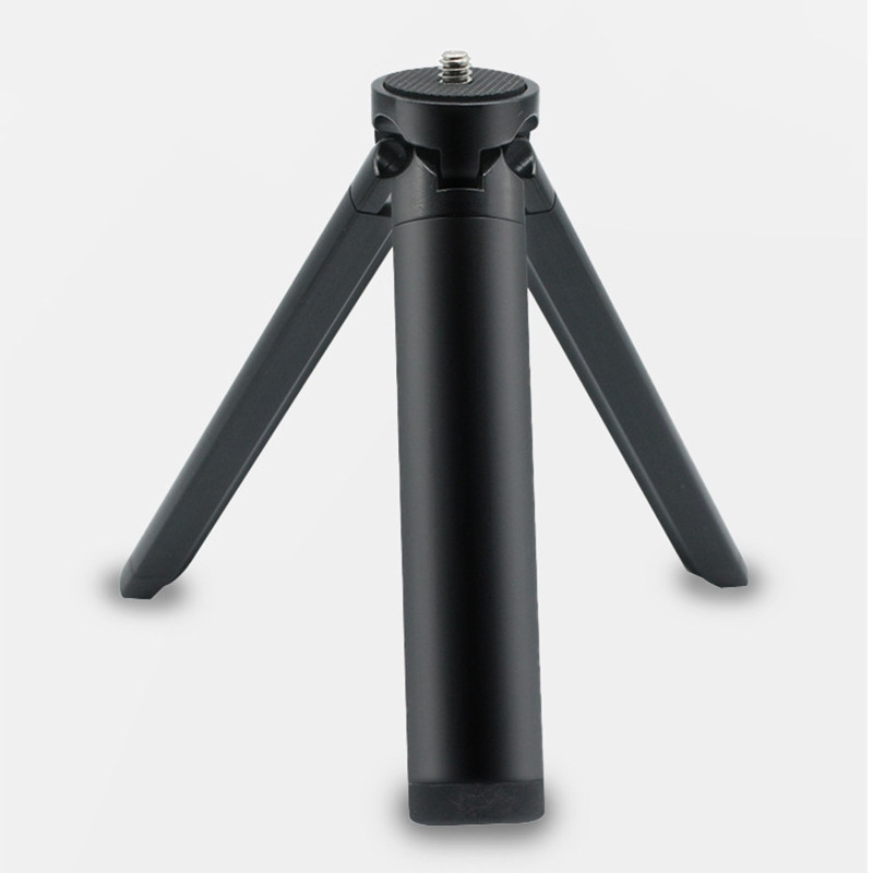 Mini salokāms statīvs, pārnēsājams Vlog Travel Selfie Stick standarta 1/4 skrūvējams vītnes stiprinājuma kronšteins Fill Light Smart Pho
