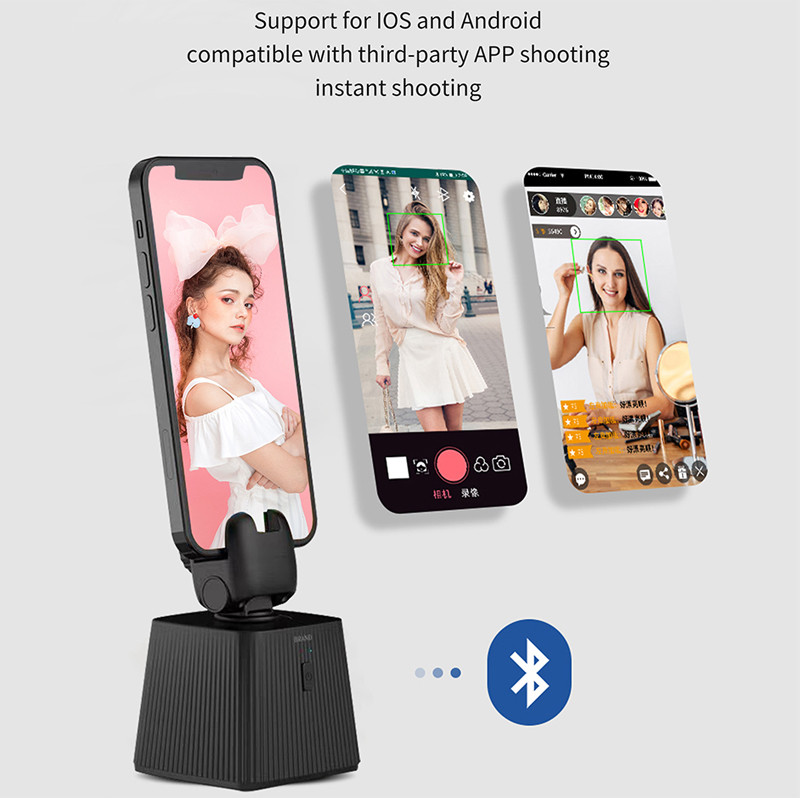 Automatsko praćenje lica Telefon Selfie štap Pametni držač za rotaciju od 360° AI praćenje videa uživo Gimbal stabilizator Praćenje za mobitel