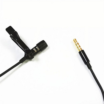 1,5/6m 3,5mm Ενσύρματο πέτο Lavalier Clip σε πυκνωτικό μικρόφωνο εγγραφής Μικρόφωνο
