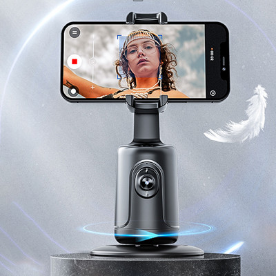 Stabilizator inteligent pentru smartphone-ul de urmărire Stabilizator portabil cu rotație 360 de trepied Selfie Stick pentru fotografii live Tiktok