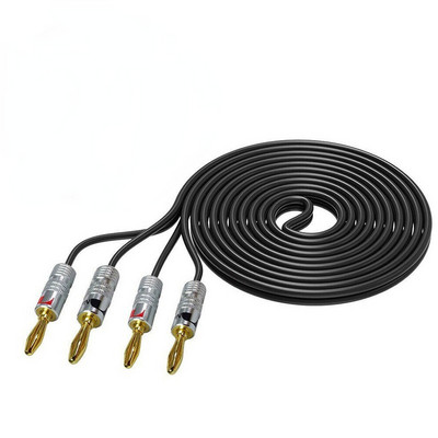 8 kom Nakamichi BANANA UTIKAČI 24K pozlaćeni 4 MM banana konektor s navojnom bravom za audio utičnicu, utikači za zvučnike Crni i crveni