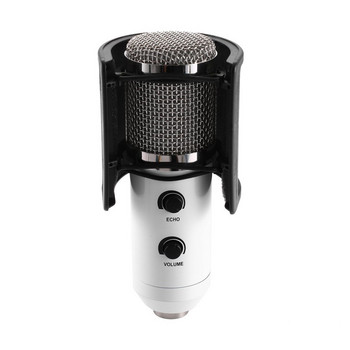 Професионален U-образен двуслоен студиен звукозаписен микрофон Предно стъкло Pop Filter Mask Shield Cover Studio Windscreen NetCover