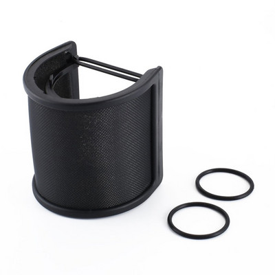 Profesionalni dvoslojni studijski mikrofon za snimanje u obliku slova U, vjetrobransko staklo Pop Filter Maska, štitnik Poklopac Studio vjetrobransko staklo NetCover