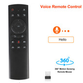KEBIDU G20 Voice Control 2.4G Ασύρματο ποντίκι G20S Fly Air Πληκτρολόγιο με ανίχνευση κίνησης IR Τηλεχειριστήριο για υπολογιστή Android TV Box