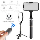 Q08 ručni gimbal stabilizator Bluetooth selfie štap tronožac 360 rotirajući sklopivi gimbal nosač za snimanje uživo za pametne telefone