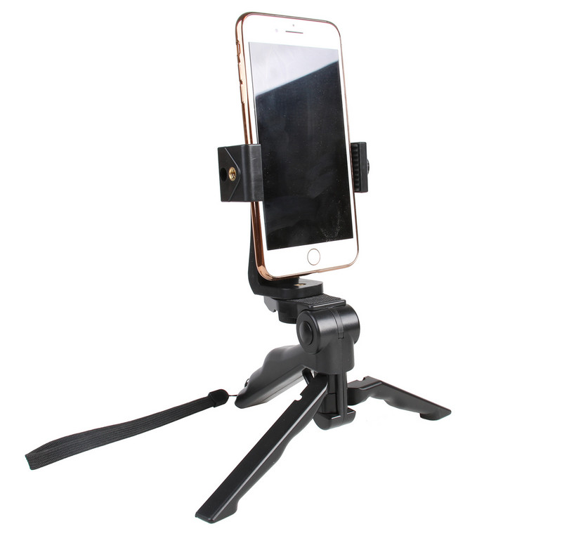 Suport portabil pentru cameră sport trepied Suport pentru telefon mobil pentru desktop pentru iPhone Samsung Accesoriu pentru smartphone GoPro