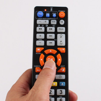 Универсално дистанционно управление с 45 клавиша с функция за обучение, контролер за TV,STB,DVD,DVB,HIFI L336 Controle Remoto работи за 3 устройства.