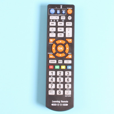 45 taustiņu universālā tālvadības pults ar mācību funkciju, TV, STB, DVD, DVB, HIFI L336 Controle Remoto pults, kas darbojas 3 ierīcēm.