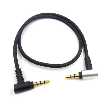 Кабел за микрофон от TRS към TRRS 3,5 мм адаптерен кабел Кабел за микрофон за RODE SC7 Wireless Go Videomic Pro+ Кабел за микрофон