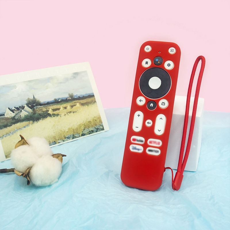 Távirányító védőtok TV-hez 2K FHD Streaming Stick szilikon borítás Kompatibilis távirányító védőpánttal