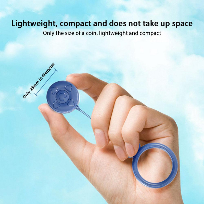 Bluetooth-kompatibilan okretač stranica Tiktok daljinski upravljač na vrhovima prstiju Punjivi daljinski upravljač za selfie kameru Gt66 Bluetooth okretač stranica