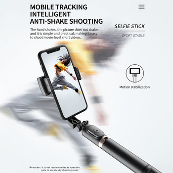 Ολοκαίνουργιο Gimbal Handheld Stabilizer για Smartphone Ασύρματο Bluetooth Μεταλλικό Gimbal χειρός με τρίποδο για τηλέφωνο με κάμερα δράσης