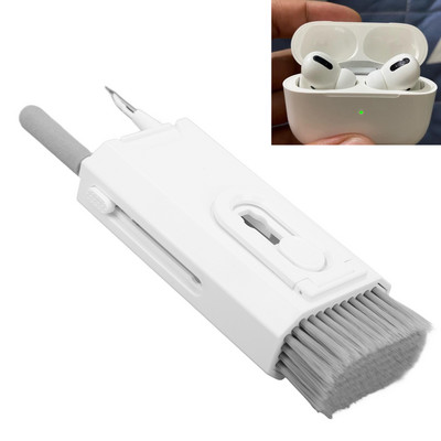 8 u 1 četka za čišćenje slušalica Jednodijelni alat za guranje i povlačenje Svestrani dubinsko čišćenje pukotina Četka za čišćenje prijenosnog računala za tipkovnicu za