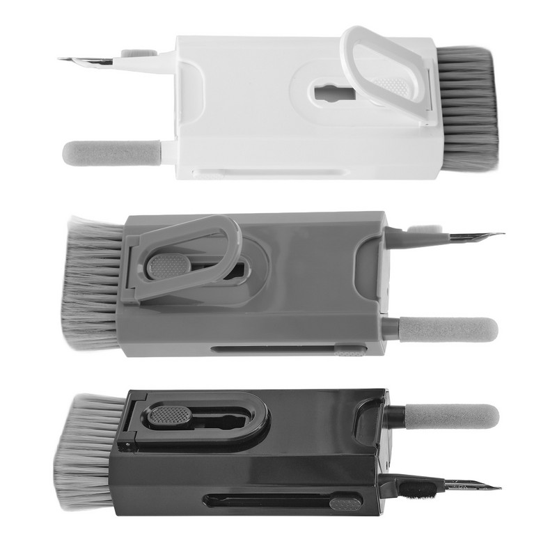 8 u 1 četka za čišćenje slušalica Jednodijelni alat za guranje i povlačenje Svestrani dubinsko čišćenje pukotina Četka za čišćenje prijenosnog računala za tipkovnicu za