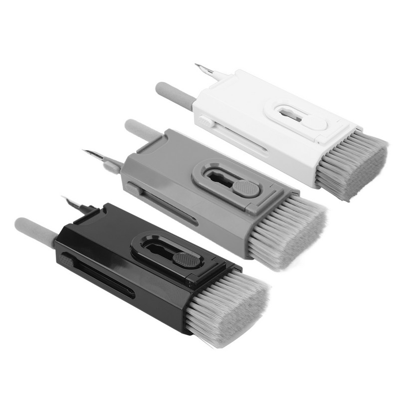 8 u 1 četka za čišćenje slušalica Jednodijelni alat za guranje i povlačenje Svestrani dubinsko čišćenje pukotina Četka za čišćenje prijenosnog računala za tipkovnicu za