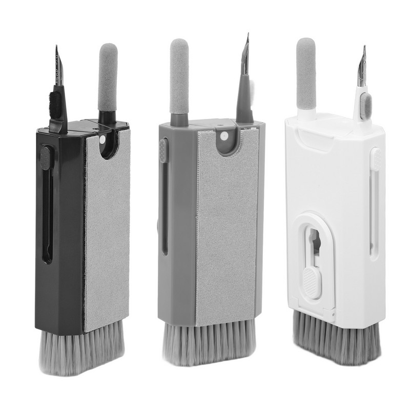 8 u 1 četka za čišćenje slušalica Jednodijelni alat za guranje i povlačenje Svestrani dubinsko čišćenje pukotina Četka za čišćenje prijenosnog računala za tipkovnicu za