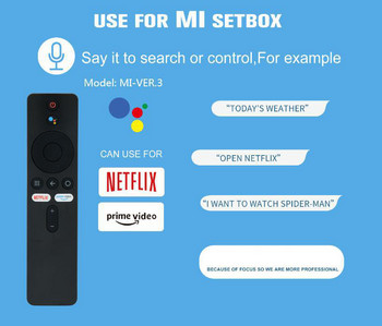 Γνήσιο XMRM-006 Bluetooth Voice Τηλεχειριστήριο Google Assistant για Xiaomi MI Box S MI TV Stick MDZ-22-AB MDZ-24-AA Smart TV
