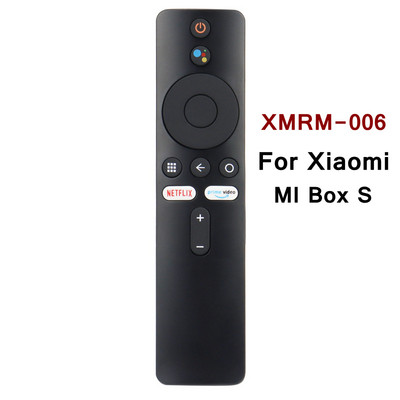 Originaal XMRM-006 Bluetoothi häälkaugjuhtimispult Google Assistant Xiaomi MI Box S MI teleripulgale MDZ-22-AB MDZ-24-AA Smart TV