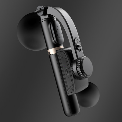 Q08 Handheld Gimbal Smartphone Bluetooth Handheld Stabilizer with Tripod selfie Stick Folding Gimbal for Smartphone Phone