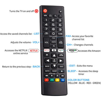 Τηλεχειριστήριο γενικής χρήσης για τηλεχειριστήριο Smart TV LG Όλα τα μοντέλα Smart TV LCD LED 3D HDTV AKB75095307 AKB75375604 AKB74915305