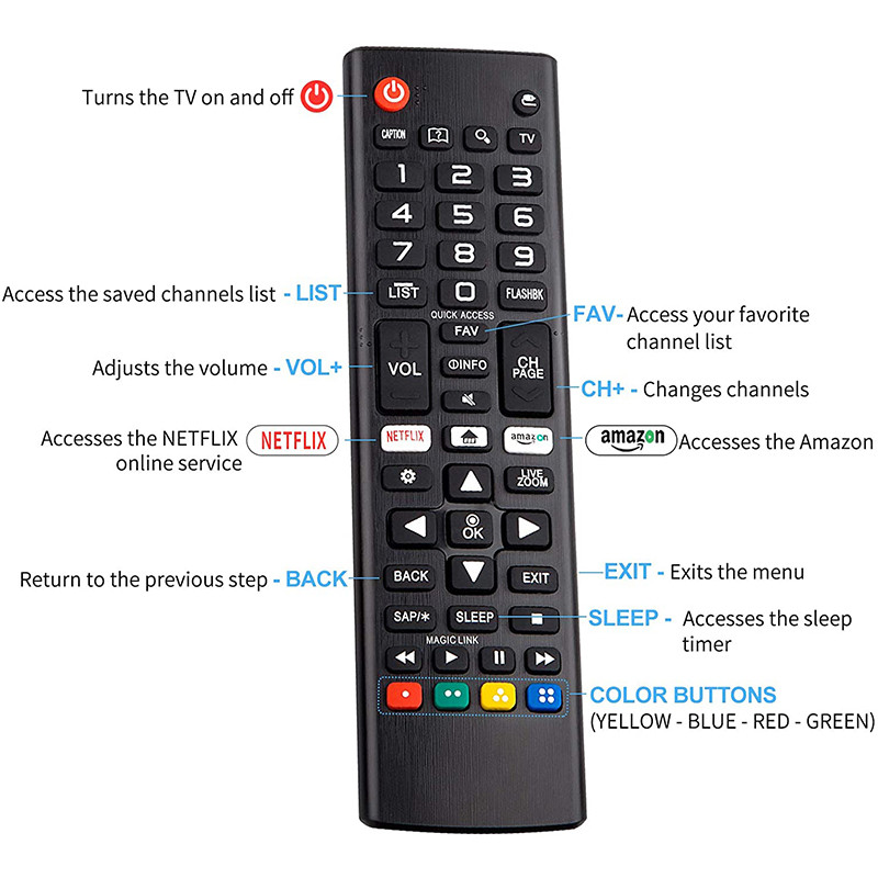 Univerzalni daljinski upravljač za LG Smart TV Daljinski upravljač Svi modeli LCD LED 3D HDTV Smart TV AKB75095307 AKB75375604 AKB74915305