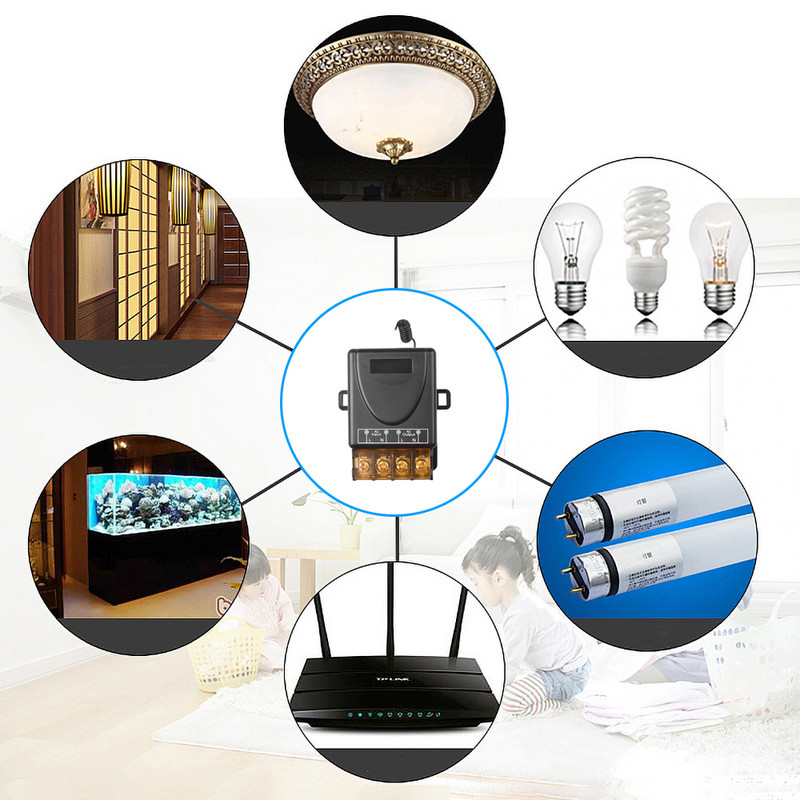 GERMA 433MHz suure võimsusega alalisvoolu 12V 24V 72V 30A RF kaugjuhtimislüliti 1CH relee vastuvõtja ja saatja auto veepumba mootorile