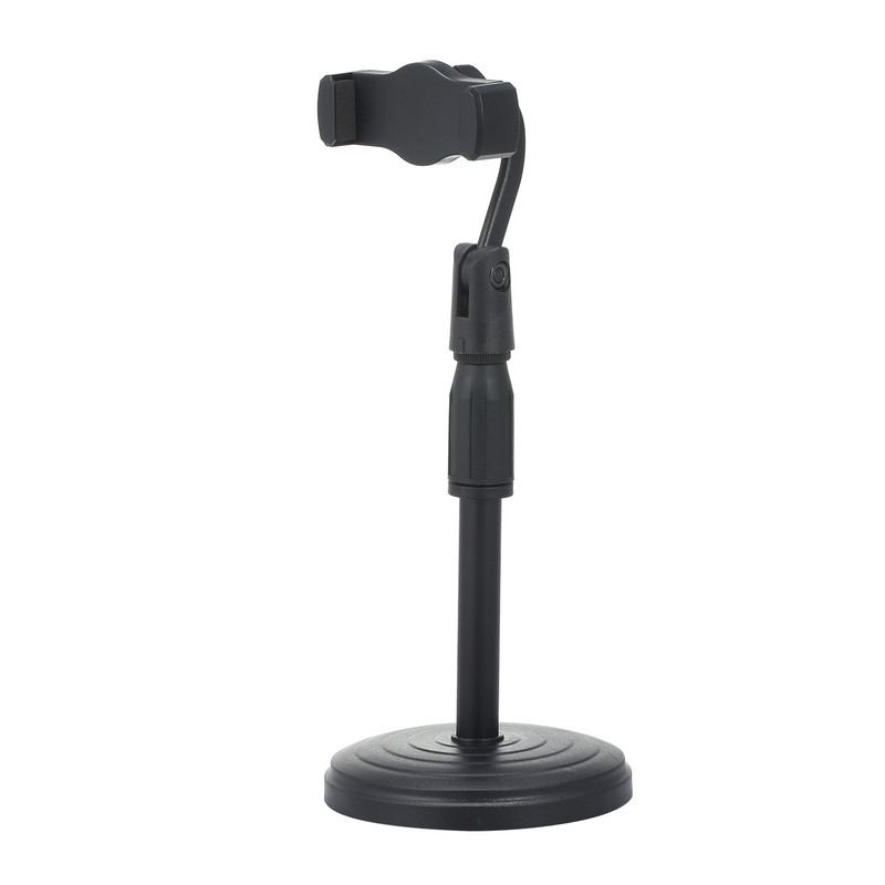 Mobiltelefon szélvédőre szerelhető élő közvetítés, többfunkciós kis asztali online tanfolyam videofelvétel, állítható, forgatható