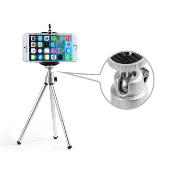 Universal Mini Tripod Desktop Handle Stabilizer for Iphone Digital Camera Self-Timer Θήκη τηλεφώνου Ρυθμιζόμενη επιτραπέζια βάση