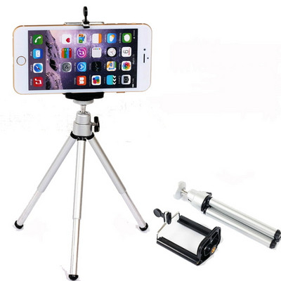 Universaalne mini statiivi lauakäepideme stabilisaator iPhone`i digikaamerale iseavajaga telefonihoidja reguleeritav lauaalus