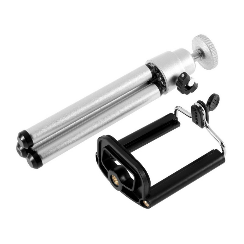 Universalus mini trikojo stalinio kompiuterio rankenos stabilizatorius, skirtas iPhone skaitmeninei kamerai, automatinio laikmačio telefono laikiklis Reguliuojamas stalinis stovas