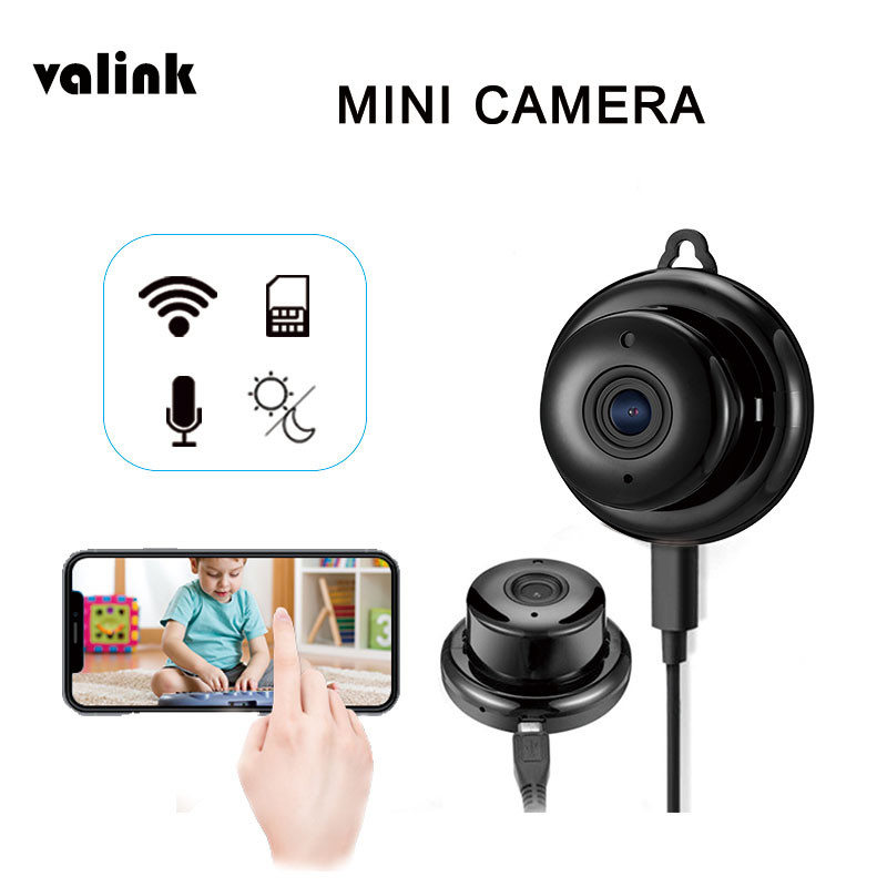 Pametan život Mini kamera WIFI Sigurnost Kuća Kuća Dadilja Video nadzor CCTV Unutarnji bežični 720P HD noćni vid Puni prikaz