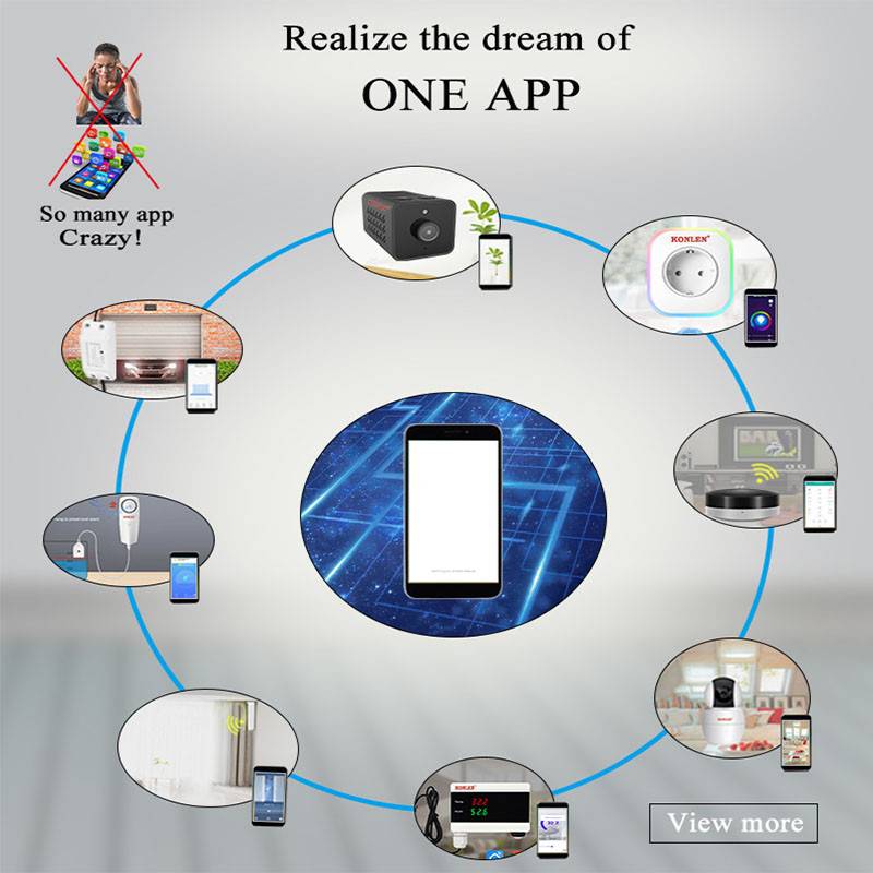 Pametan život Mini kamera WIFI Sigurnost Kuća Kuća Dadilja Video nadzor CCTV Unutarnji bežični 720P HD noćni vid Puni prikaz